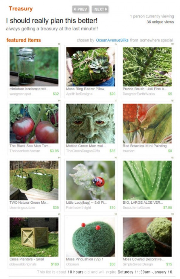 Green Plants Treasury